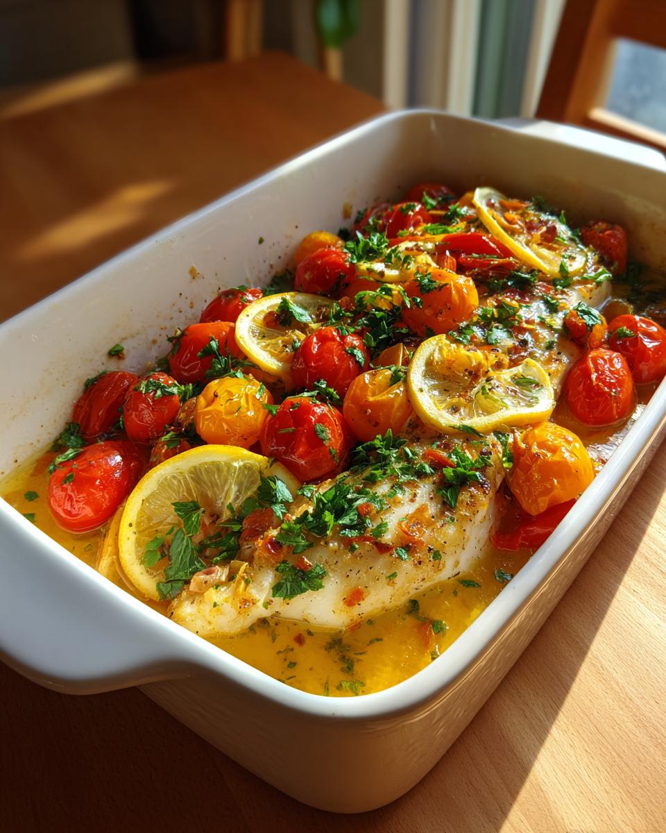 Mediterranean Baked Fish - detail 1