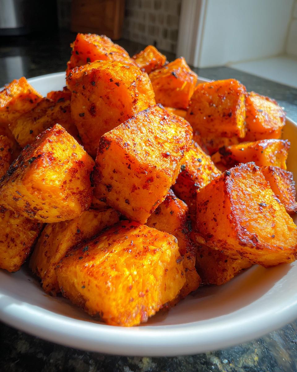 Air Fryer Sweet Potato Cubes - detail 2