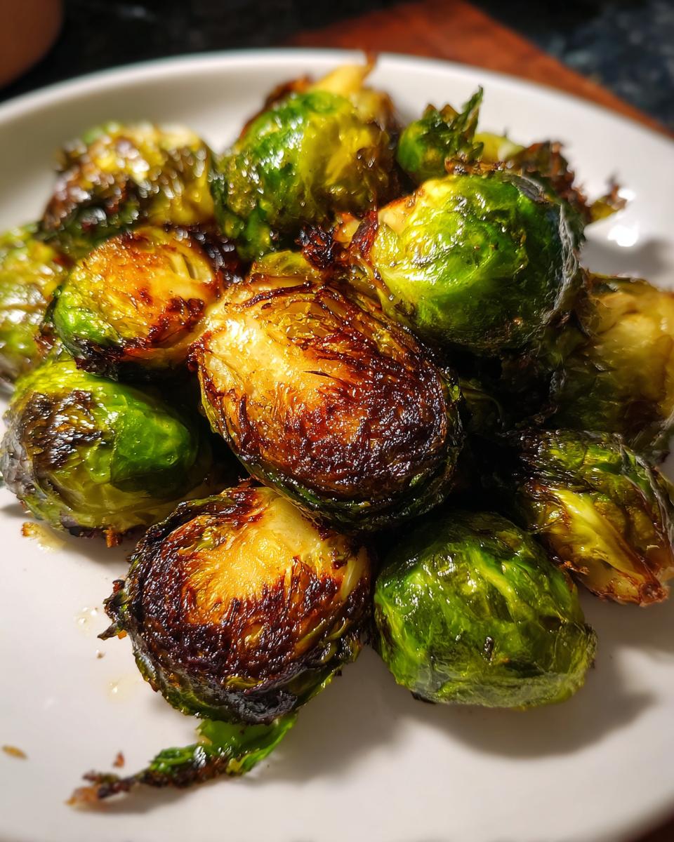 Air fryer brussels sprouts - detail 2