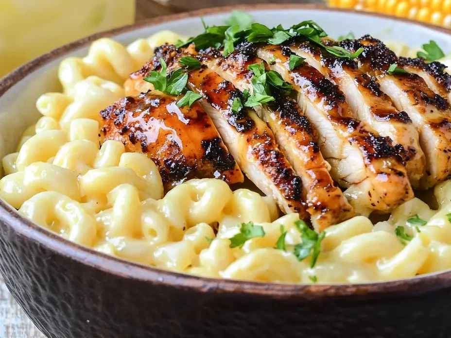 Honey Pepper Chicken Mac and Cheese Recipe