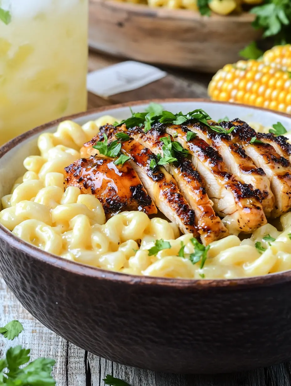 🍯 Creamy Honey Pepper Chicken Mac and Cheese Delight