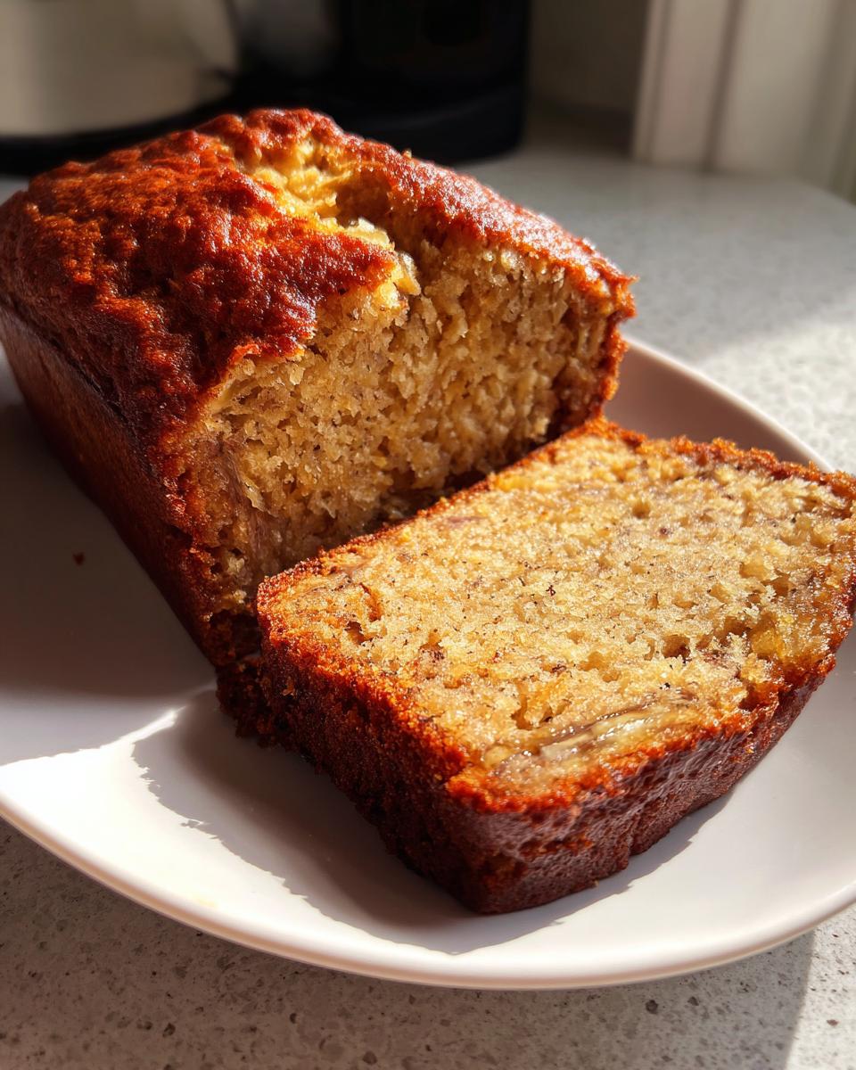 3 ingredient banana bread - detail 2