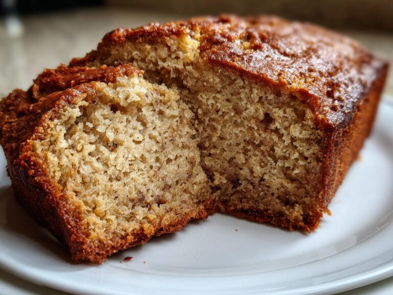 3 ingredient banana bread