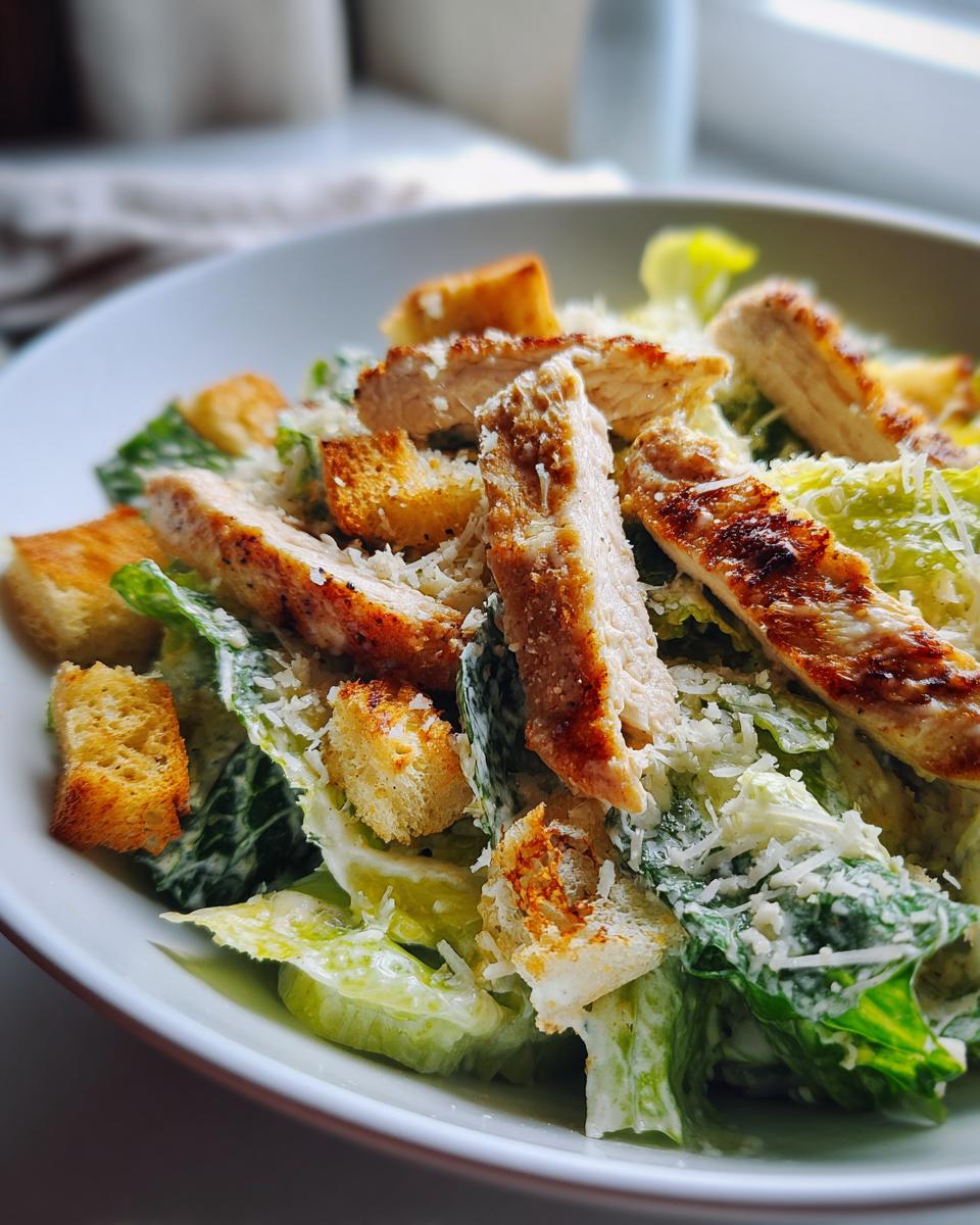 Chicken caesar salad - detail 1