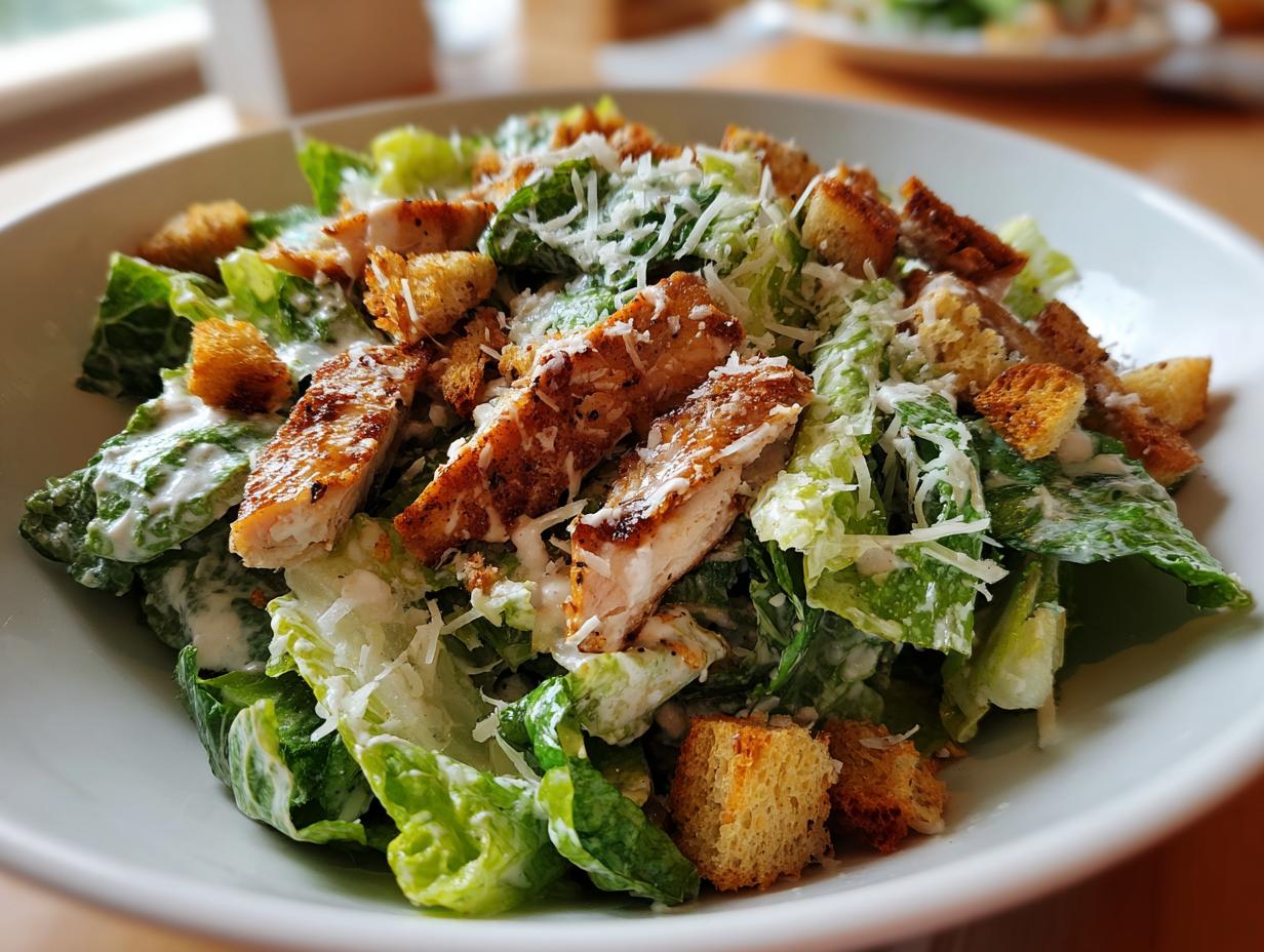 Chicken caesar salad