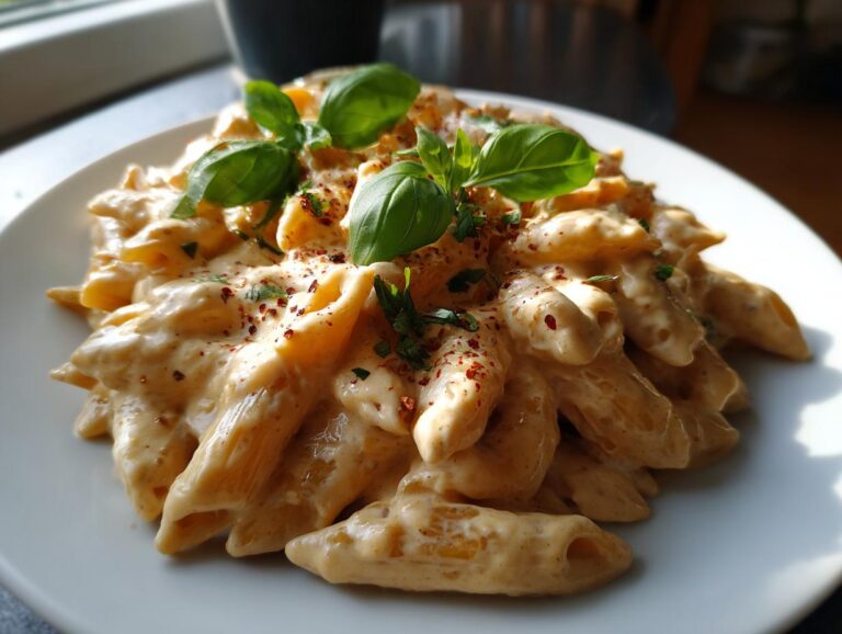 Creamy Cottage Cheese Pasta (Gluten Free, High Protein)