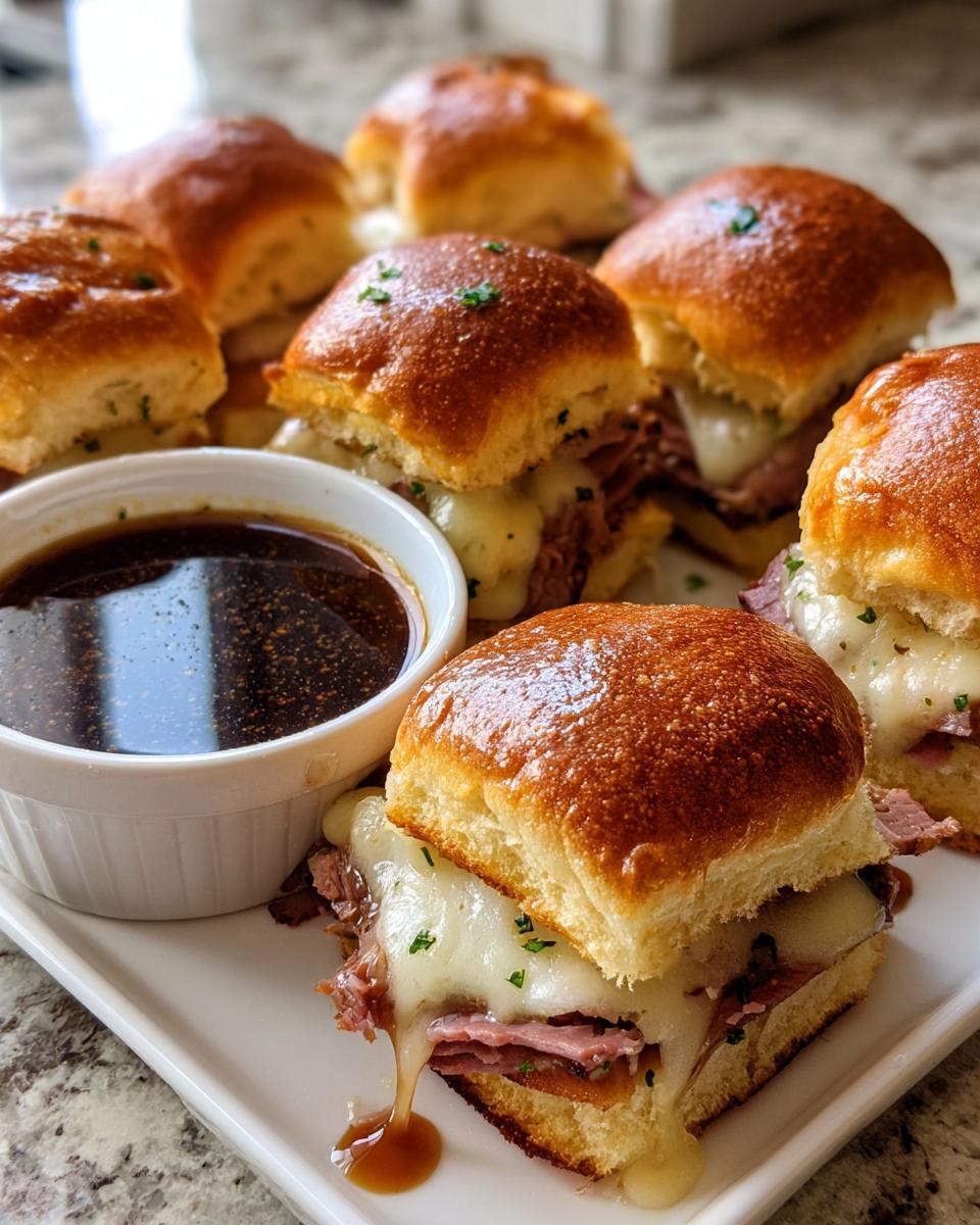 Easy French Dip Sliders Recipe - detail 1