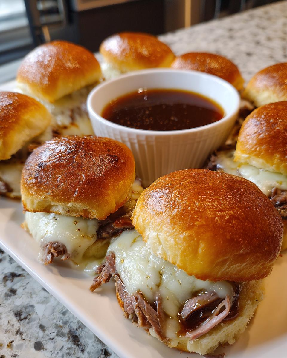 Easy French Dip Sliders Recipe - detail 2