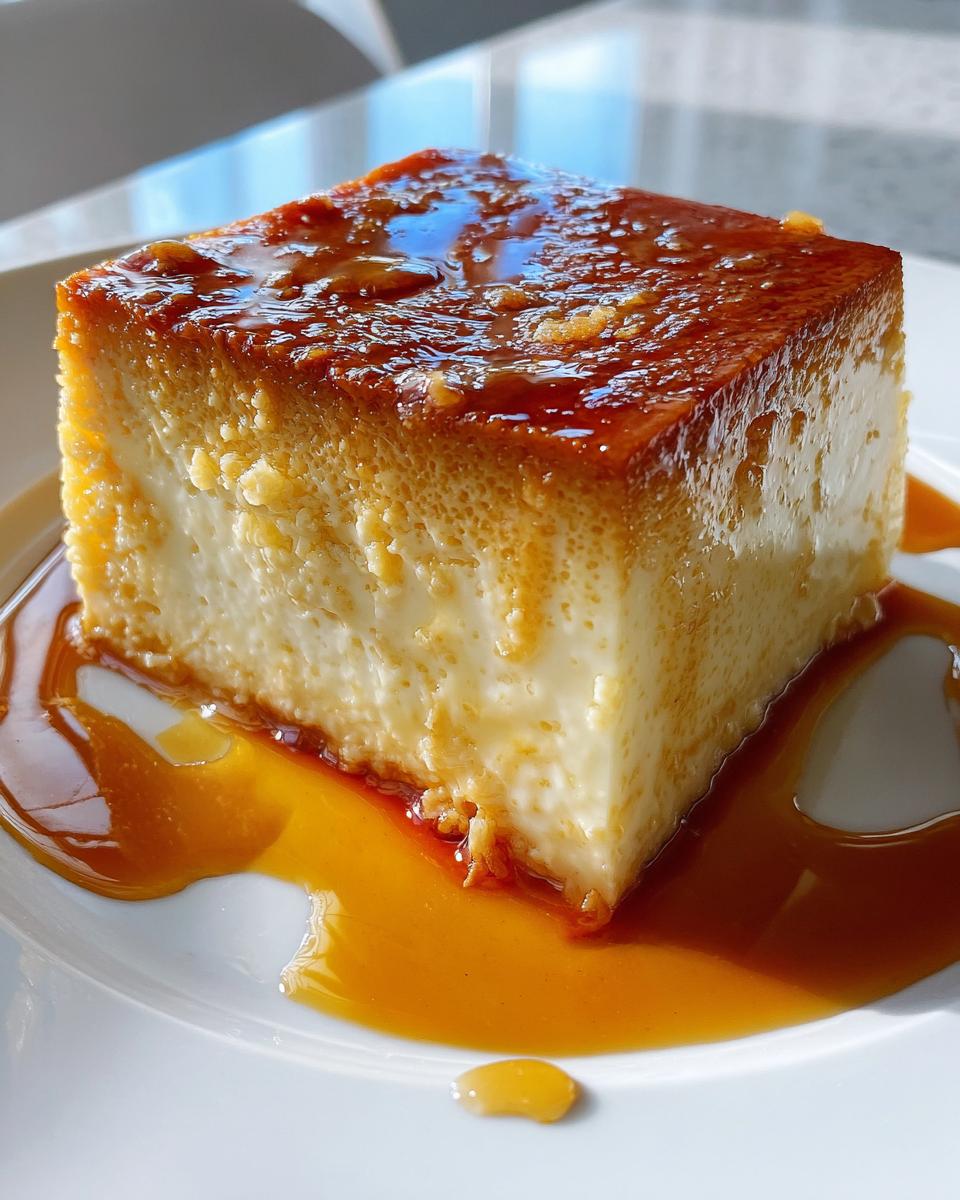 French Antilles Coconut Flan - detail 2