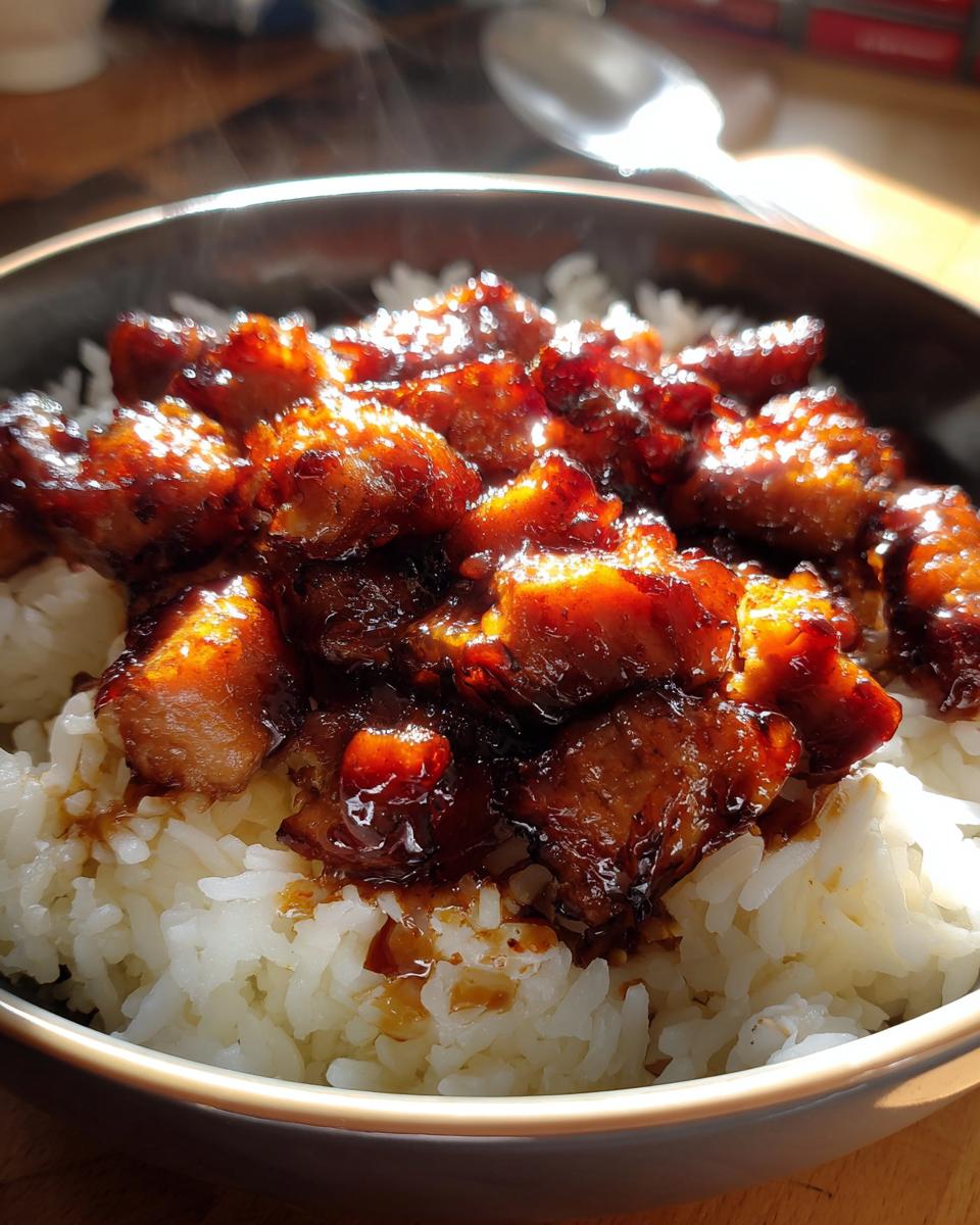 Honey BBQ Chicken Rice - detail 2