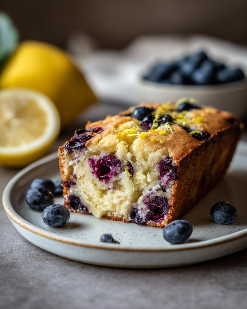 Lemon and Blueberry Soufra - detail 2