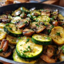 20-Minute Sautéed Zucchini and Mushrooms - Irresistible Flavor!