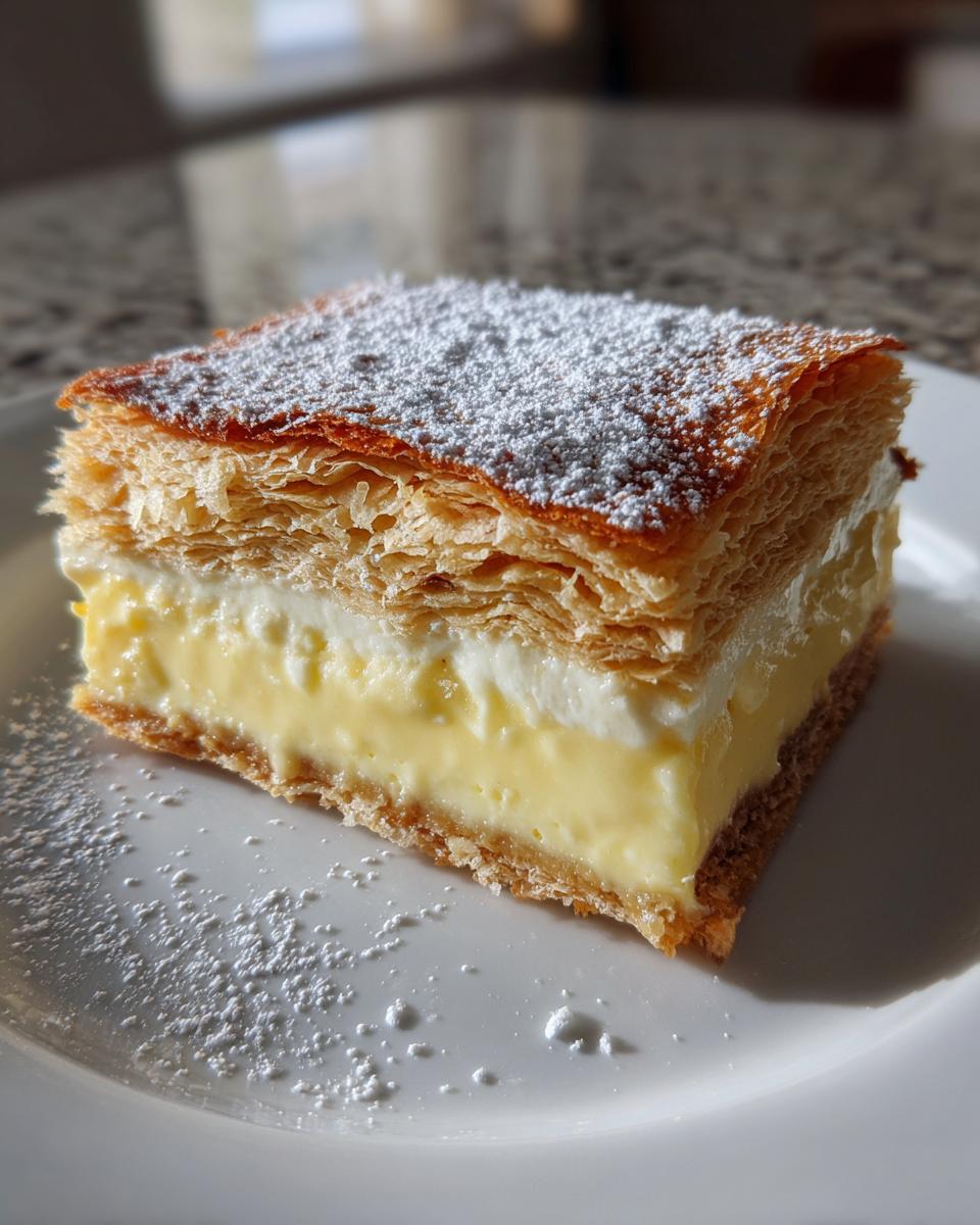 Vanilla Custard Slice - detail 1