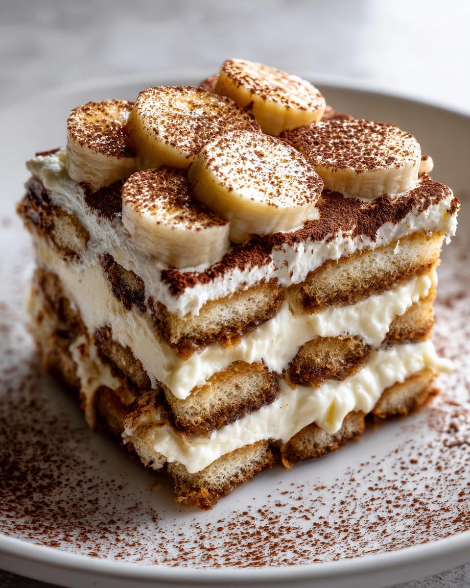 banana pudding tiramisu - detail 2