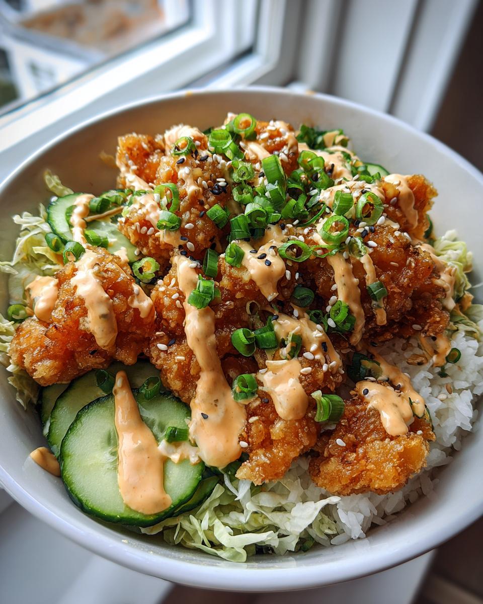 bang bang chicken bowl - detail 1