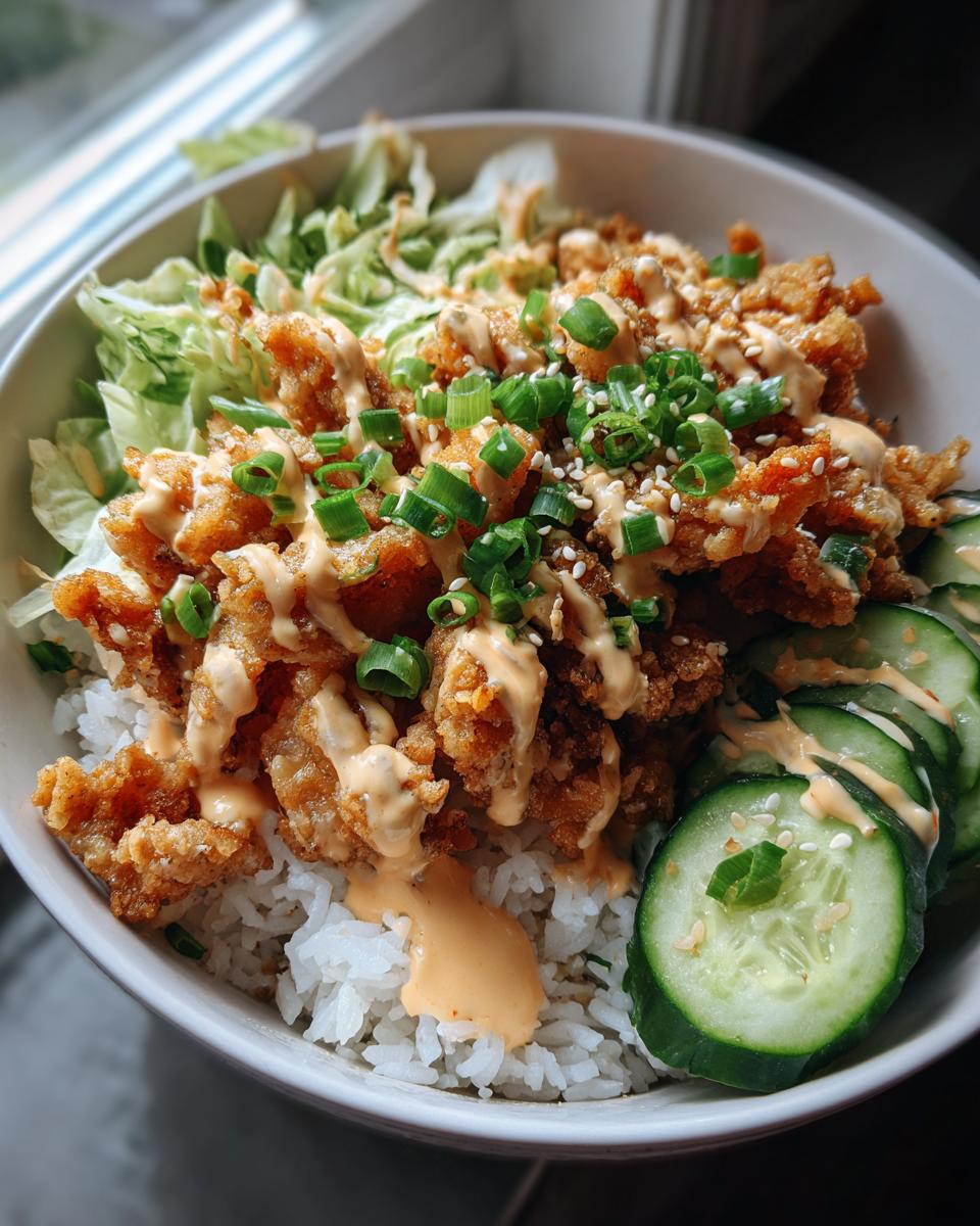 bang bang chicken bowl - detail 2