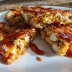 bbq bacon chicken quesadilla bites