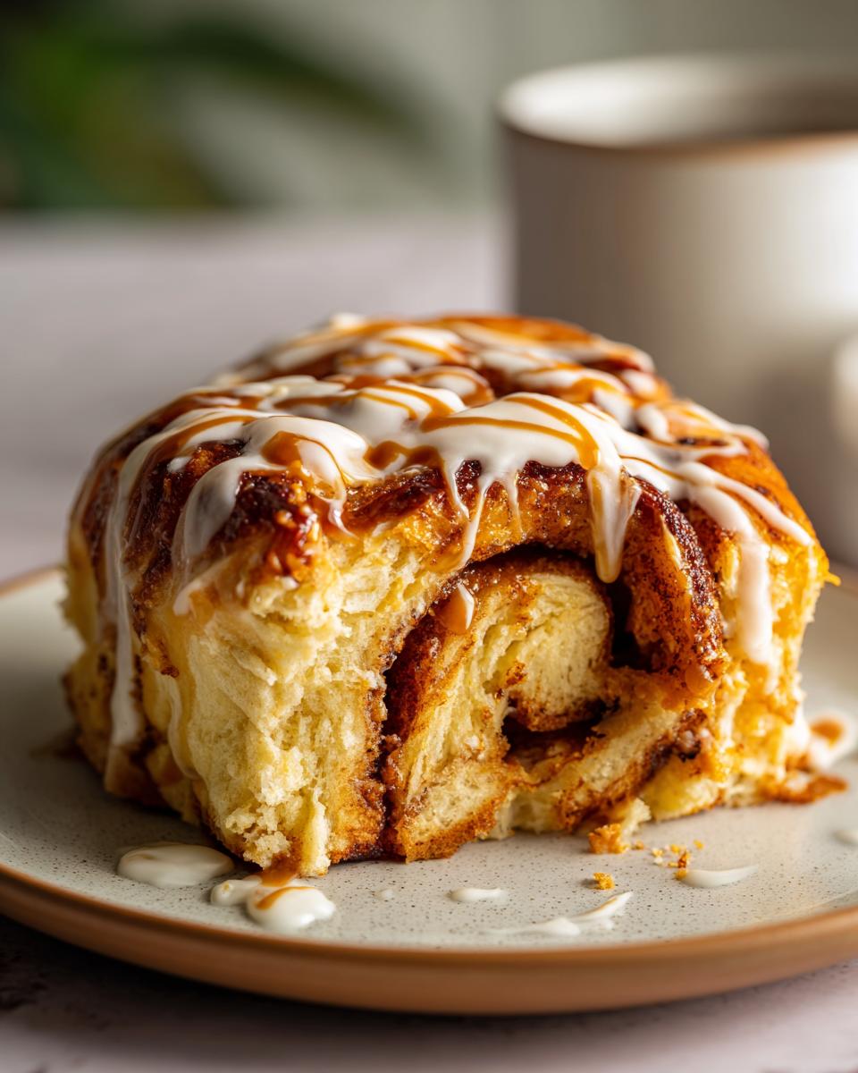biscoff cookie butter cinnamon rolls - detail 1