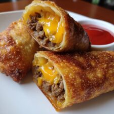 Cheeseburger Eggrolls
