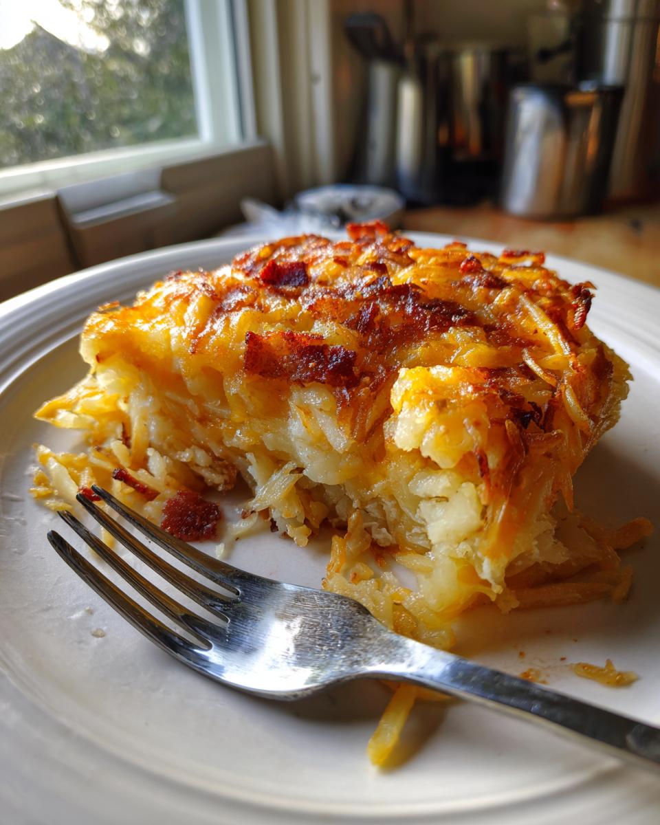 cheesy bacon breakfast hash browns - detail 1
