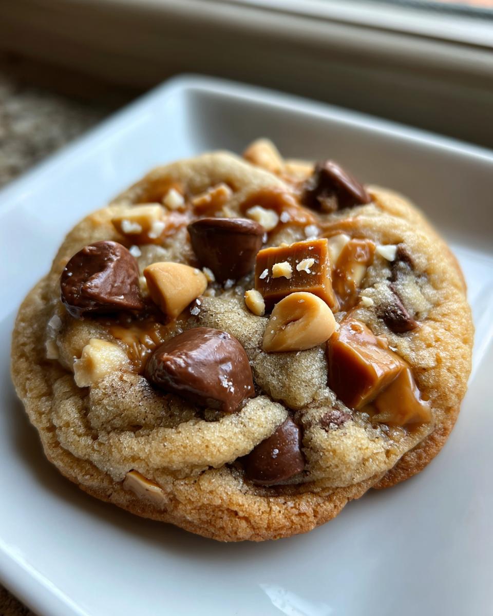 chewy snickers cookies - detail 3