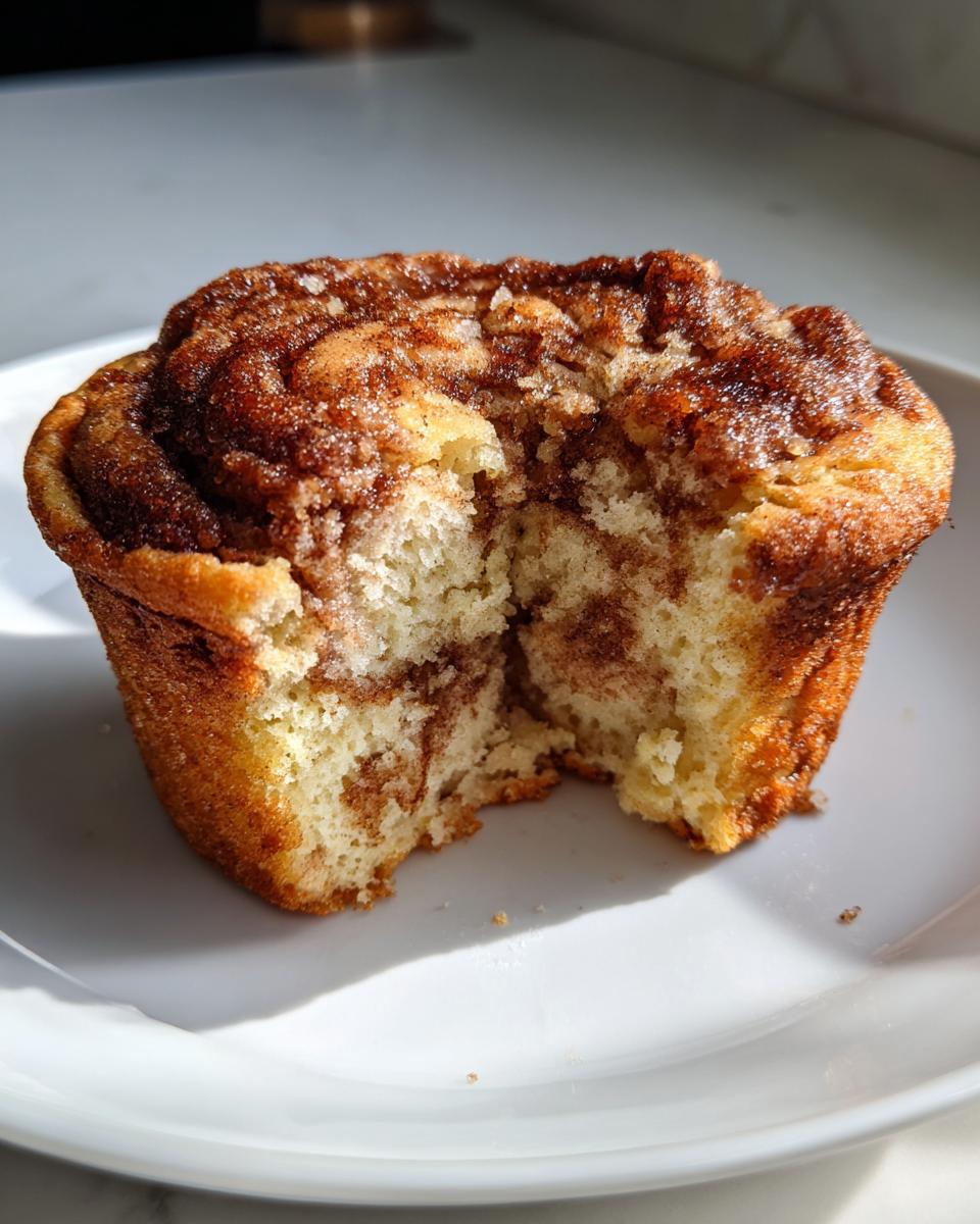 cinnamon roll muffins - detail 1