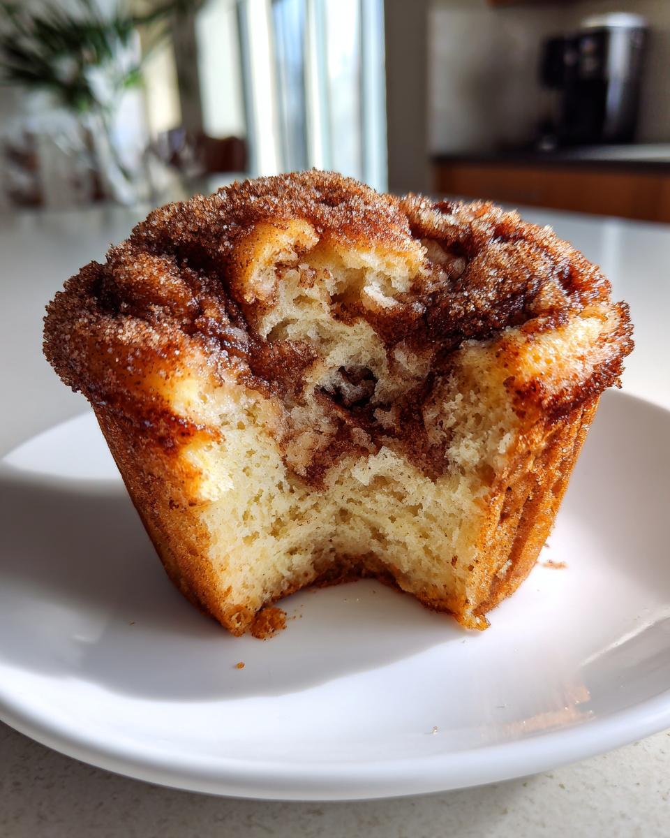 cinnamon roll muffins - detail 2