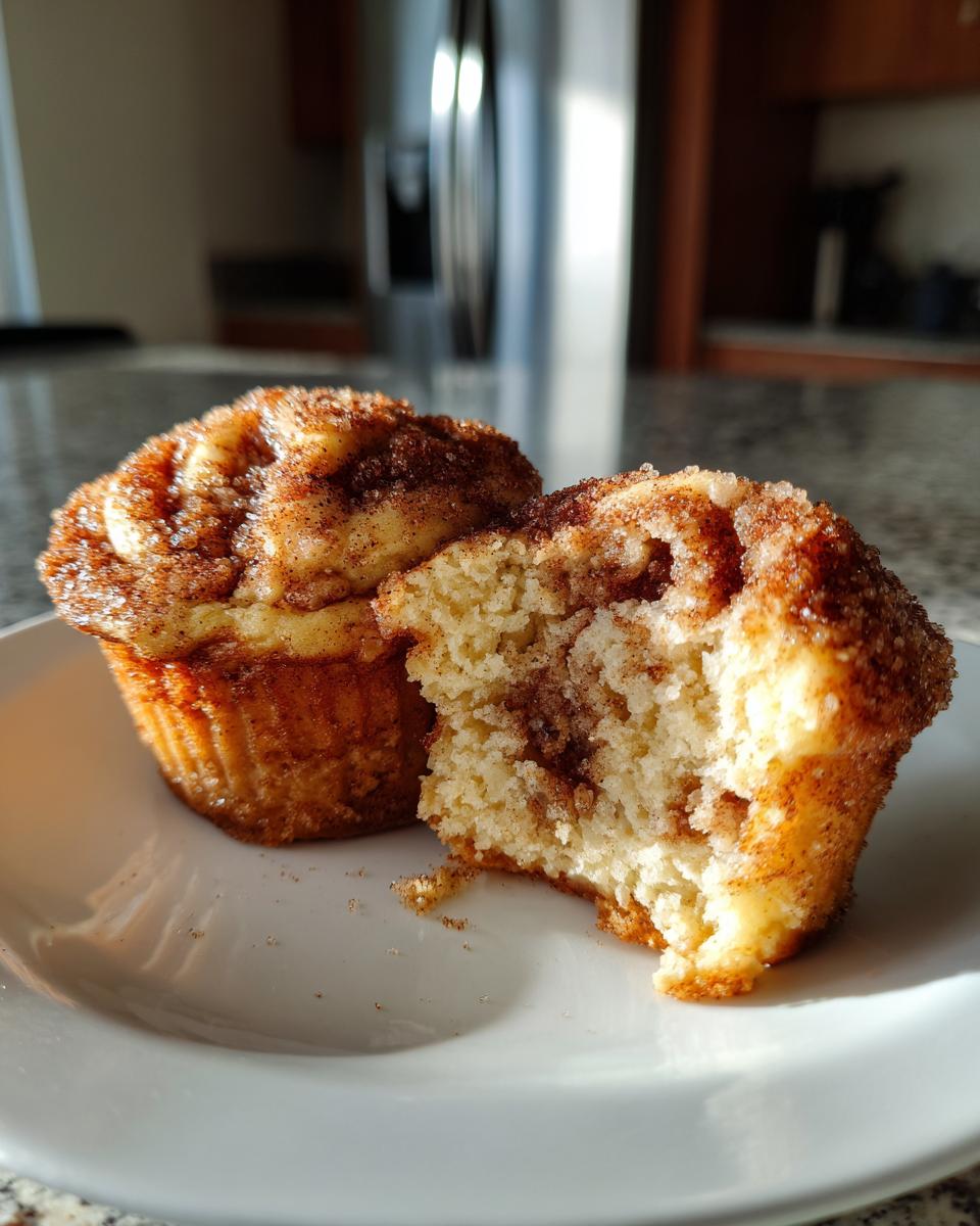 cinnamon roll muffins - detail 3