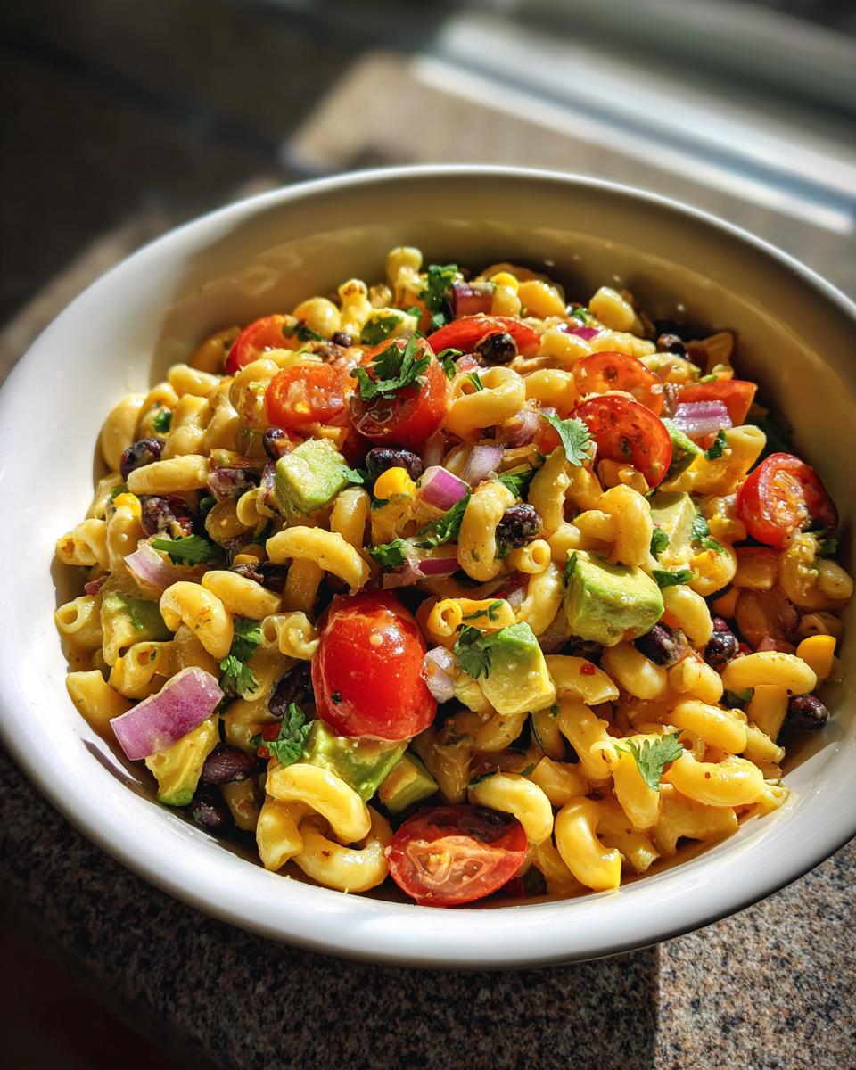 cowboy caviar meets pasta salad - detail 1