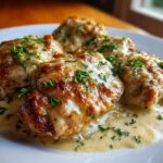 creamy garlic parmesan chicken thighs
