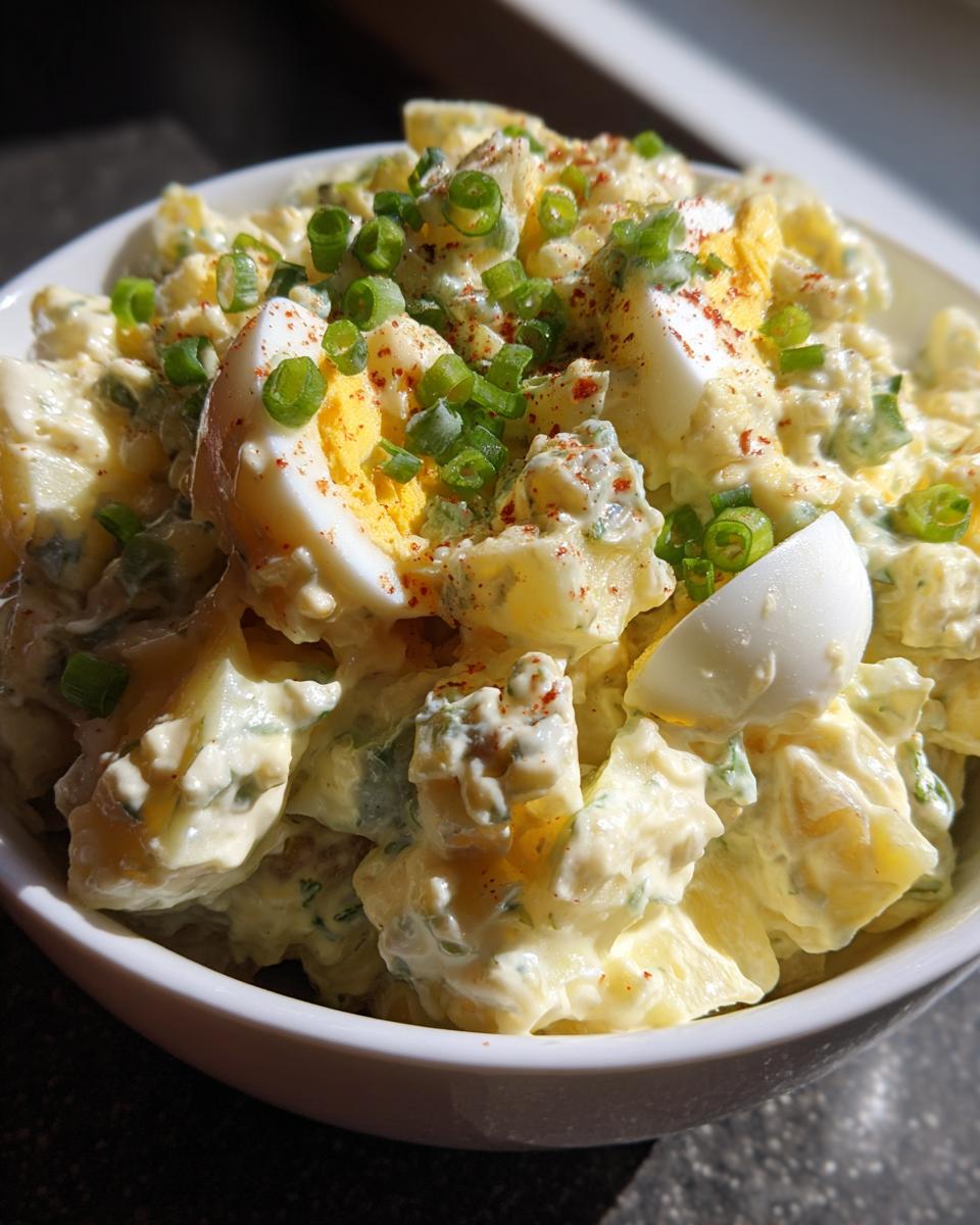 creamy potato salad - detail 1