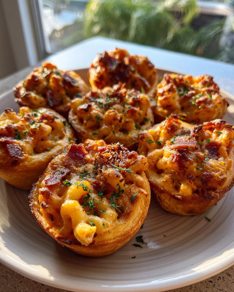 crispy bacon mac cheese loaded pizza rolls - detail 3