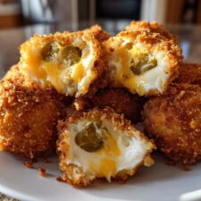Fried Pickle Ranch Cheese Bombs