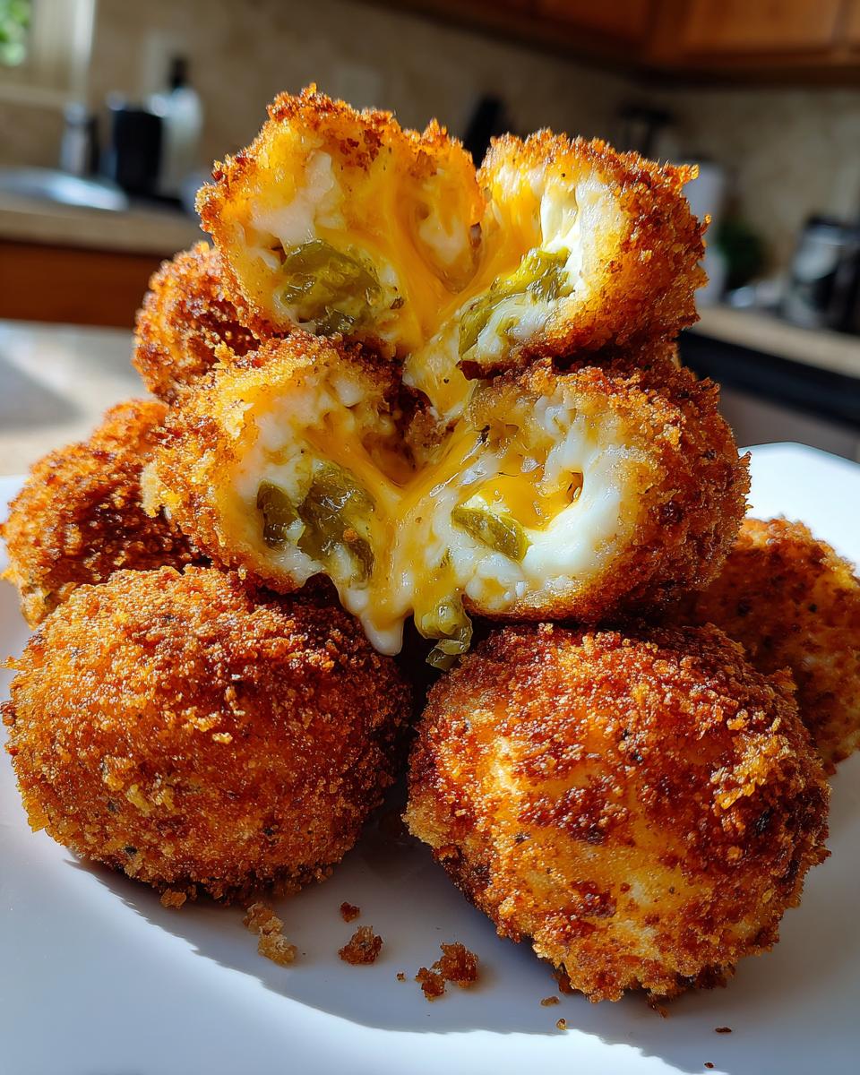 fried pickle ranch cheese bombs - detail 3