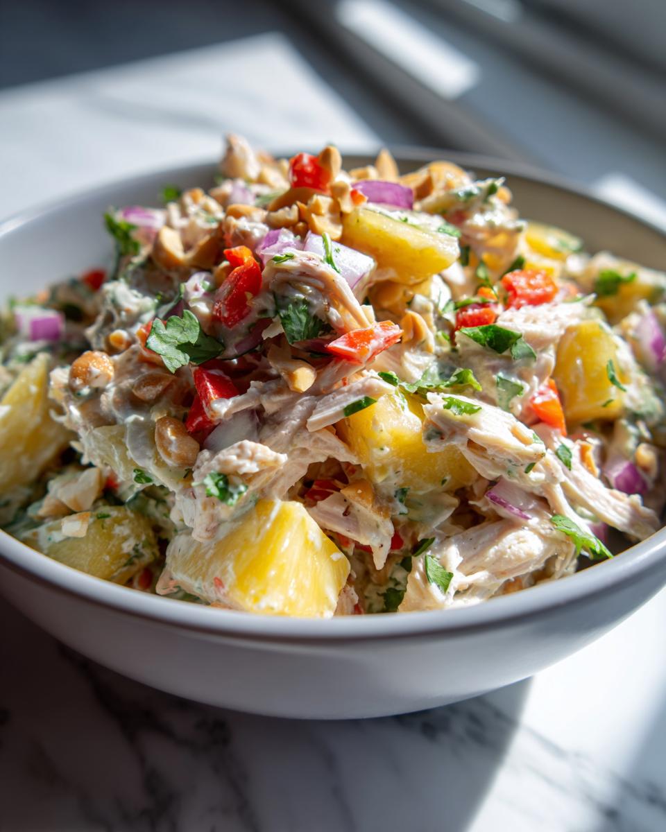 hawaiian chicken salad - detail 3