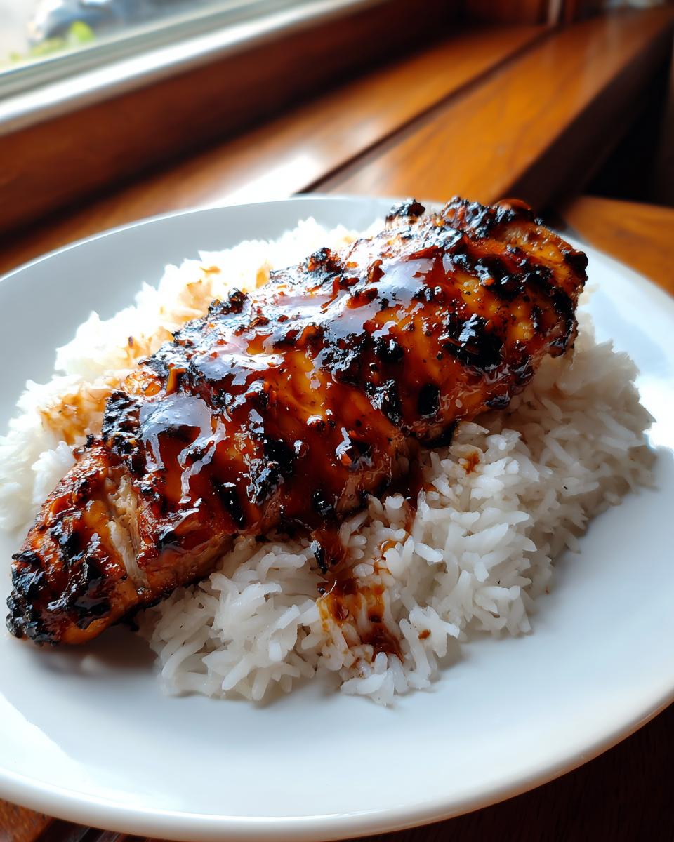 honey bbq chicken rice - detail 2