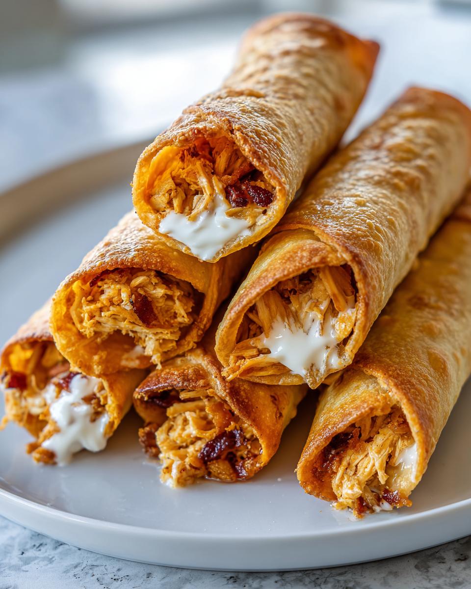 keto chicken bacon ranch taquitos - detail 1