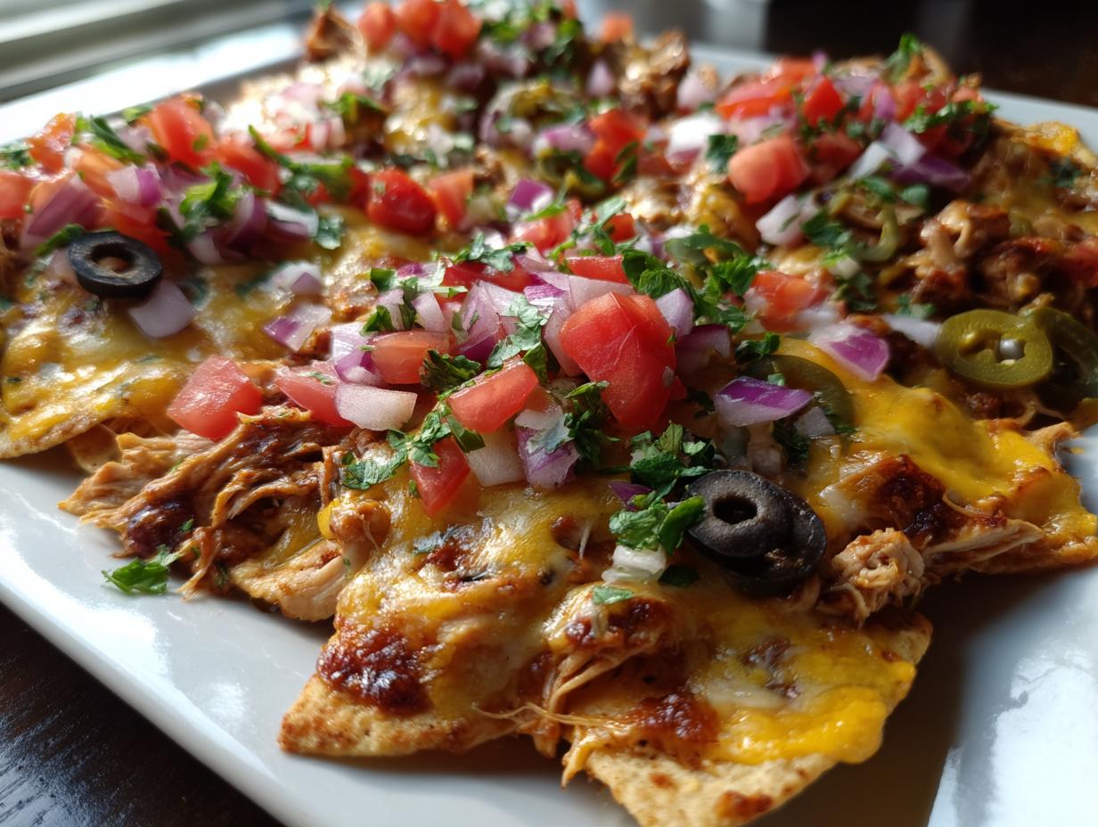 Irresistible 30-Minute Loaded Smoky Ranch Chicken Nachos