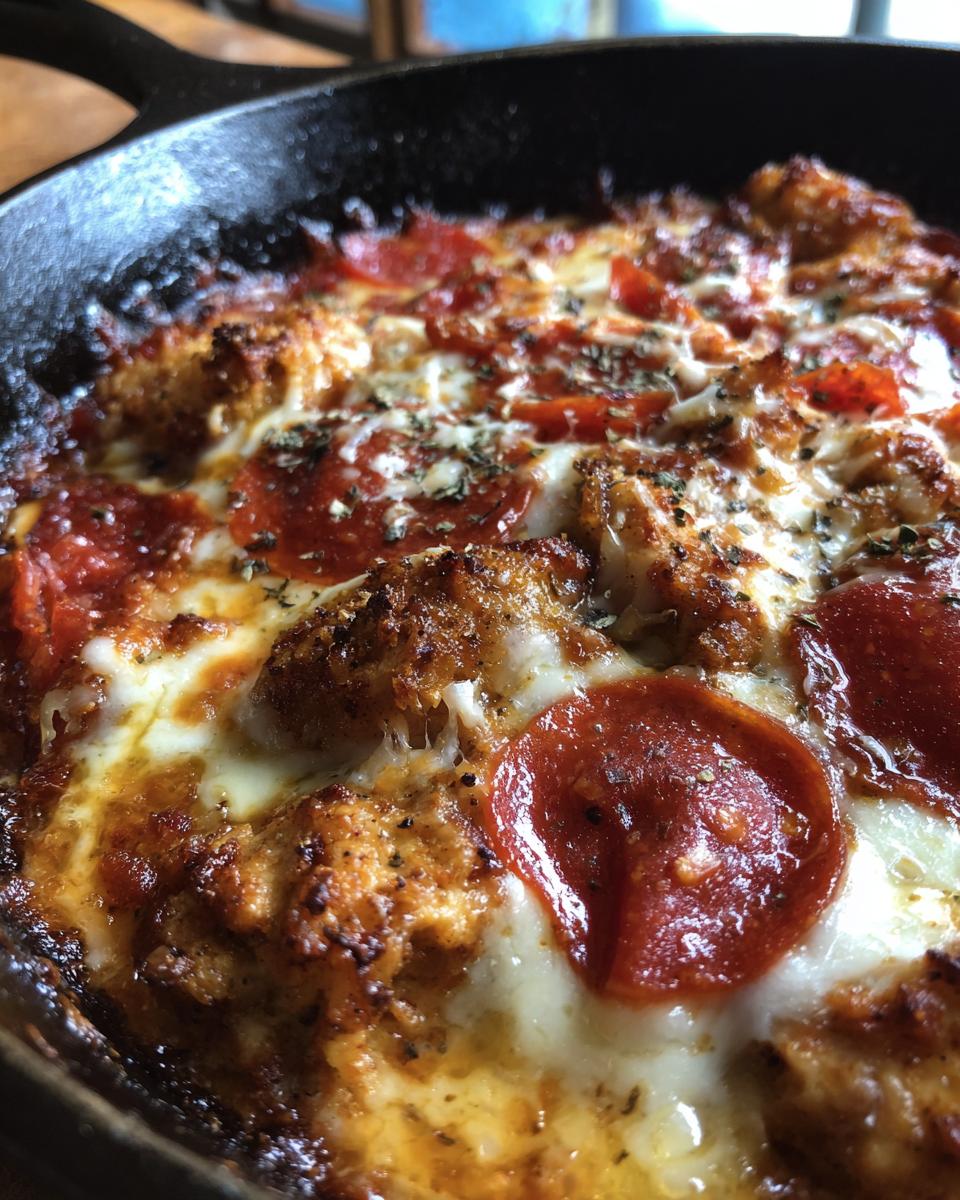 one pan pizza chicken - detail 1