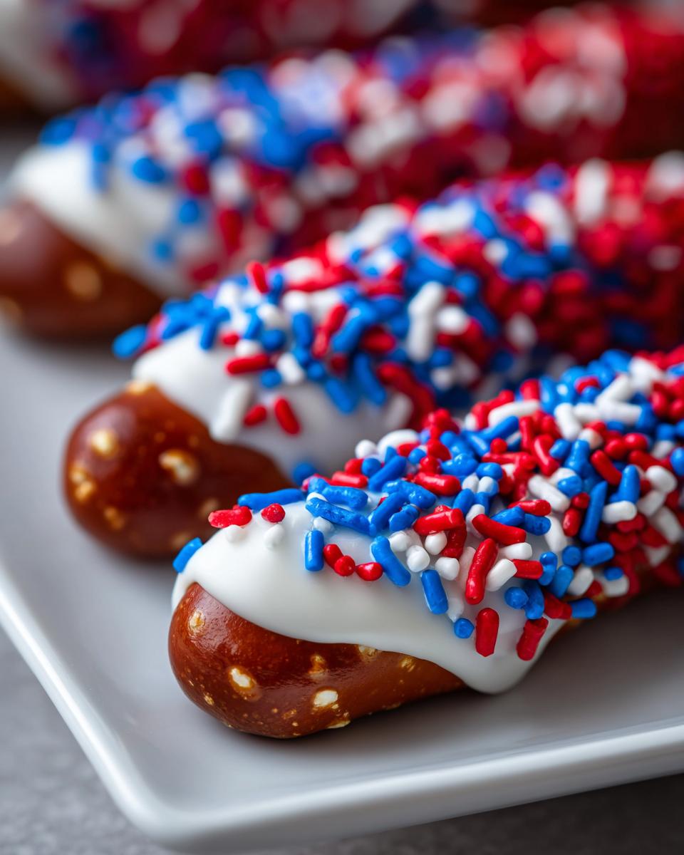 patriotic pretzel rods - detail 1