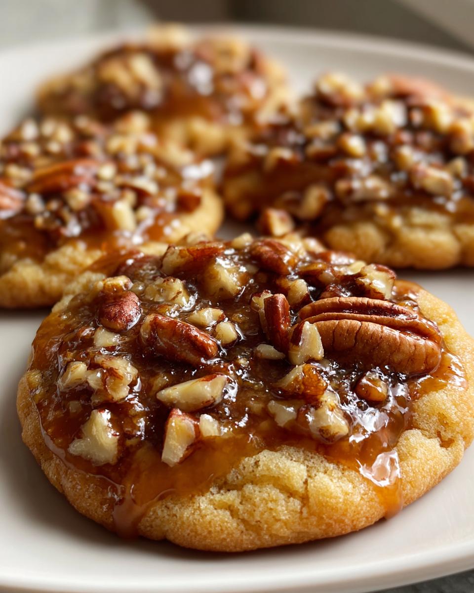 pecan pie cookies - detail 1
