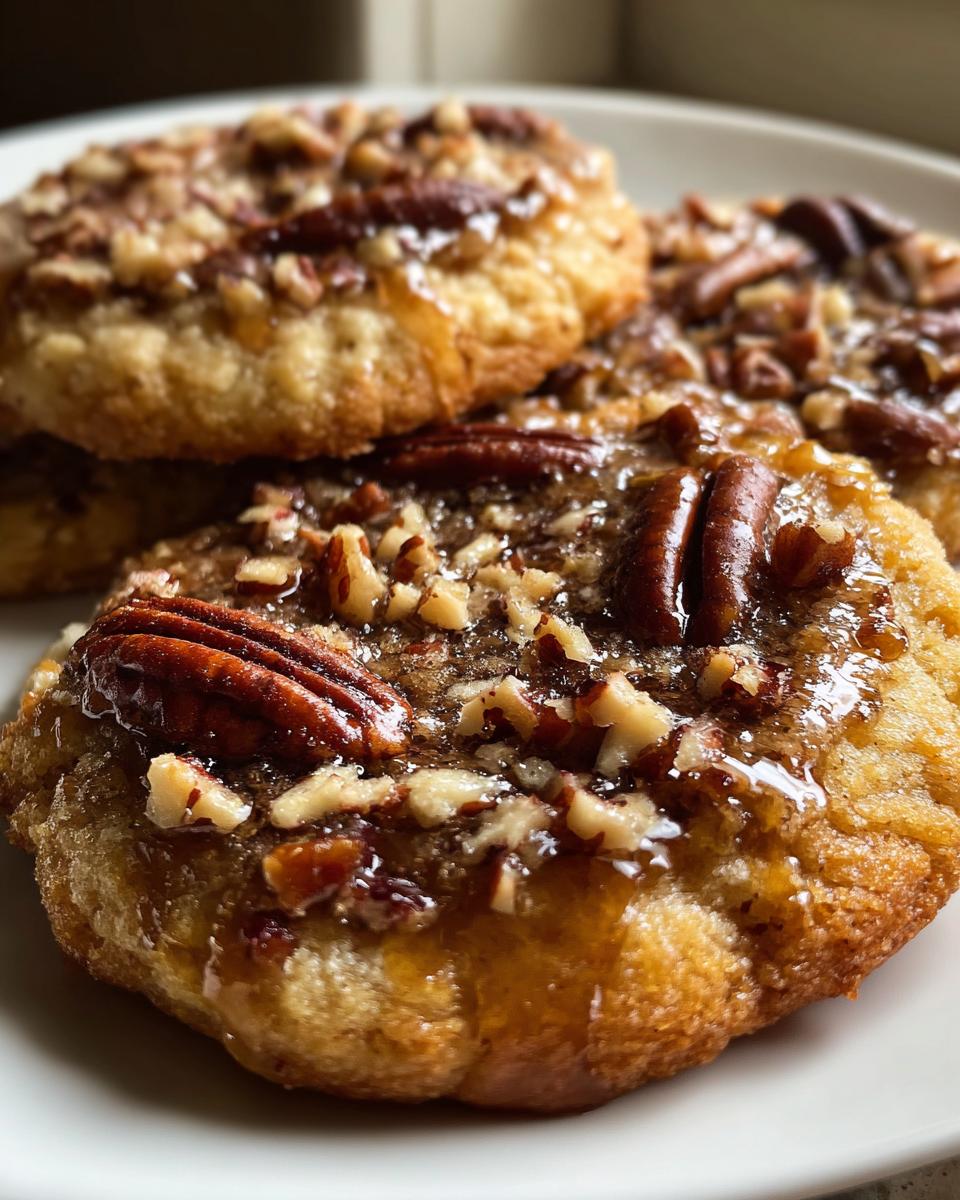 pecan pie cookies - detail 3