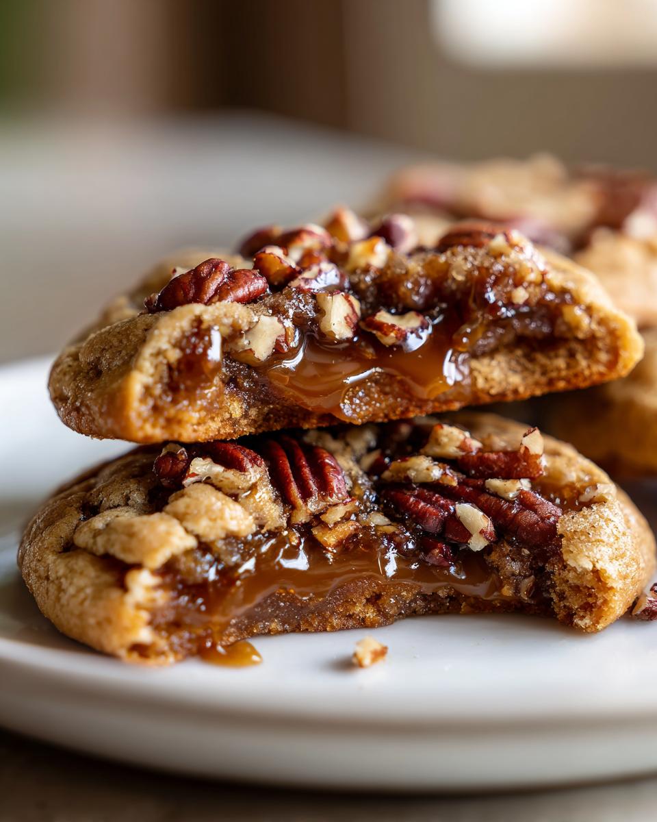 pecan pie cookies - detail 4