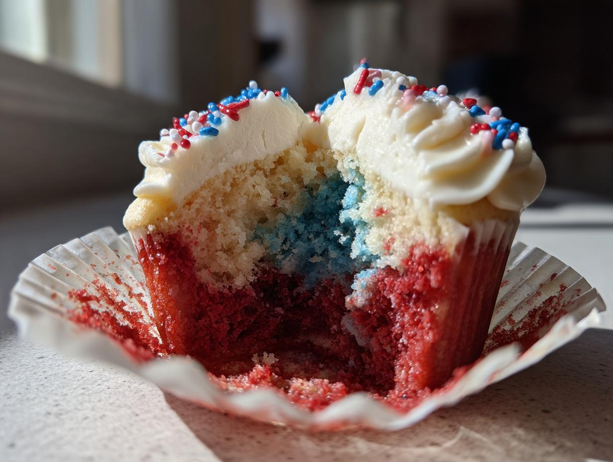 3 Simple Steps to Stunning Red White and Blue Cupcakes