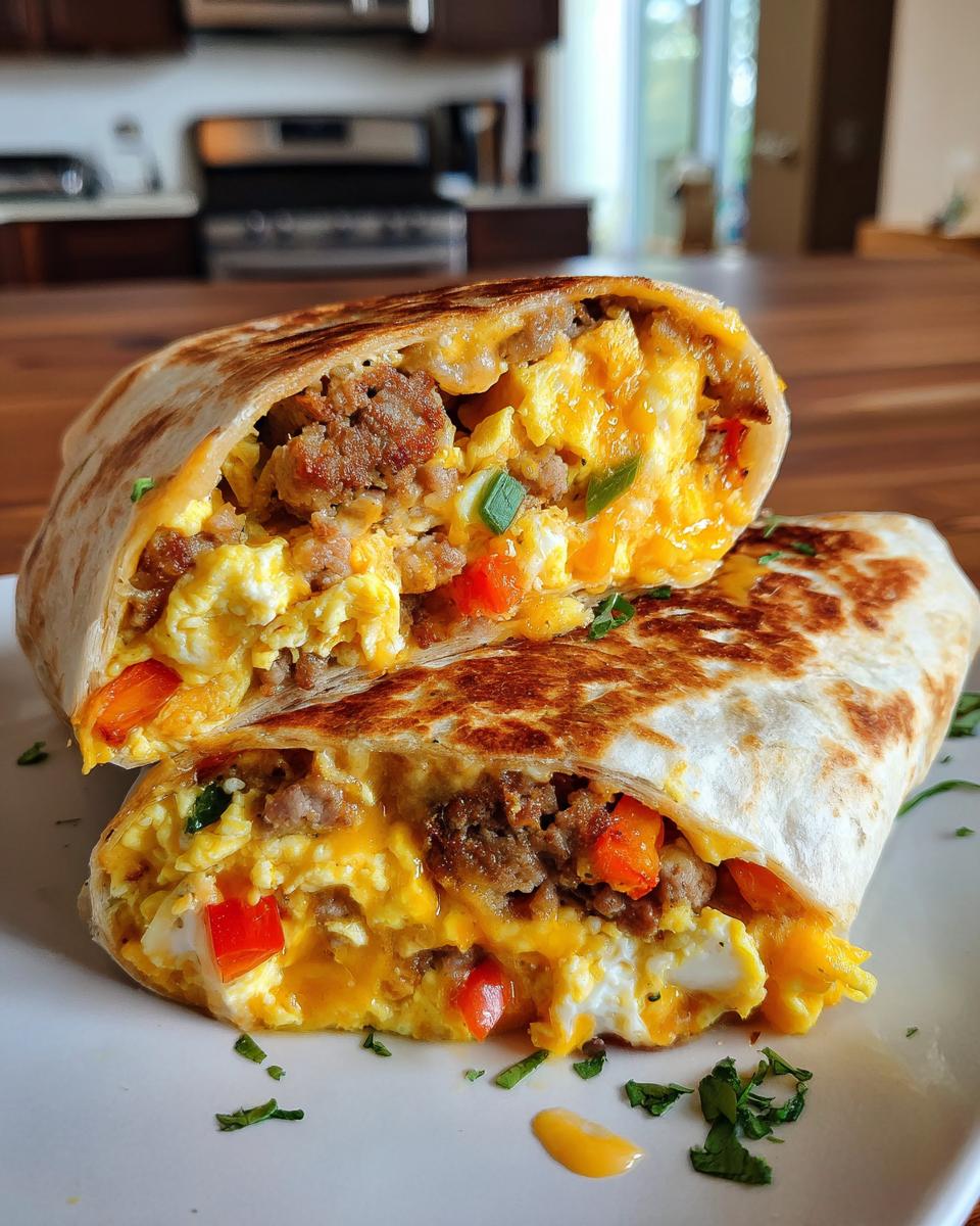 sheet pan breakfast burritos - detail 2