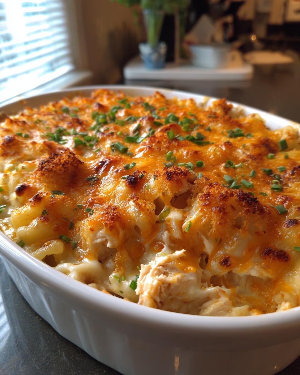 spicy cheddar jalapeno chicken casserole - detail 3