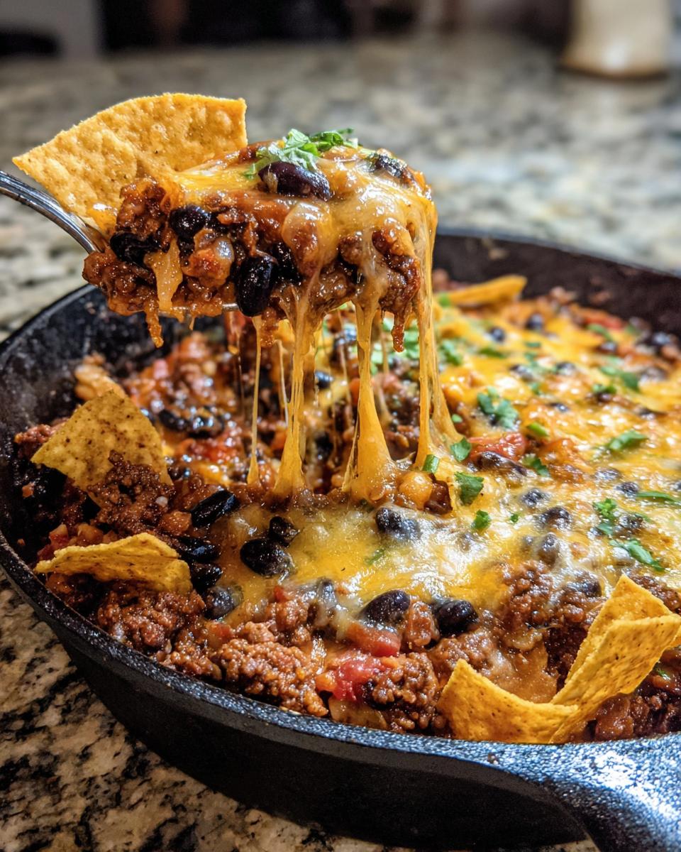 taco skillet casserole - detail 2