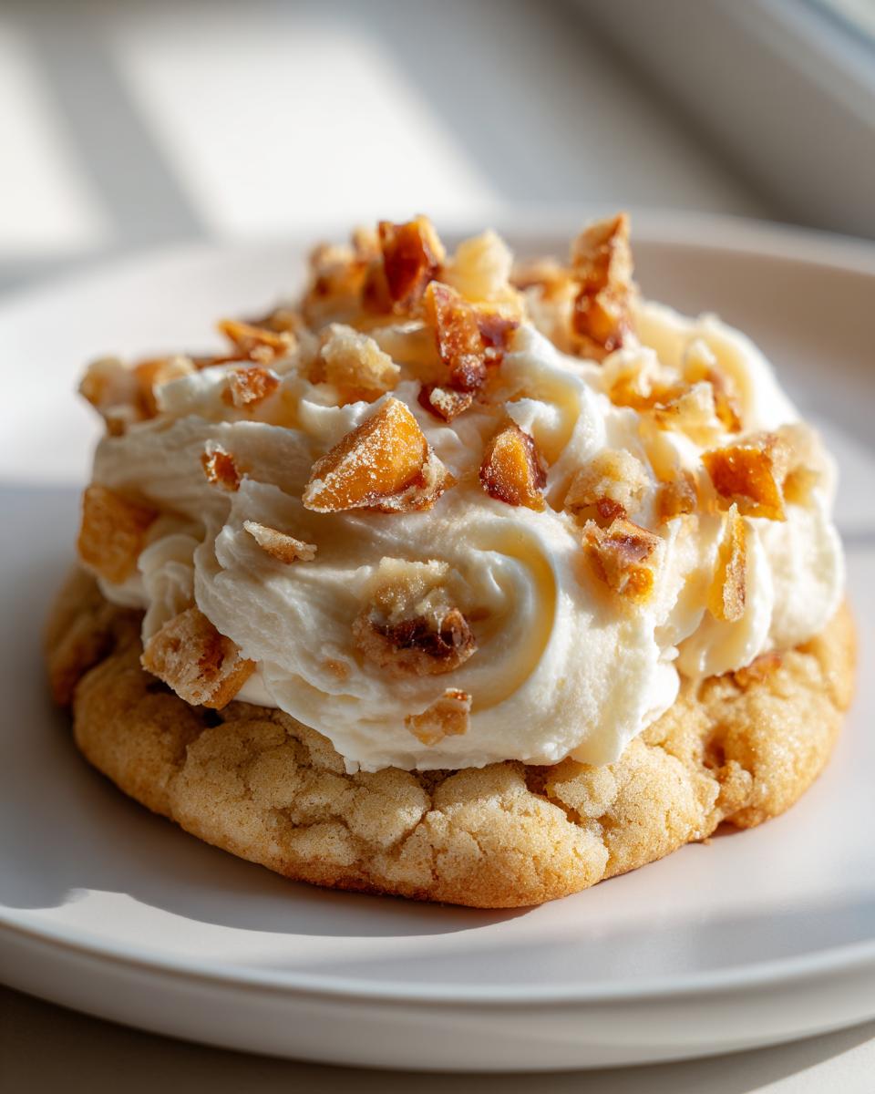 Caramel Apple Cookies with Cream Cheese Frosting and Apple Chips - detail 1
