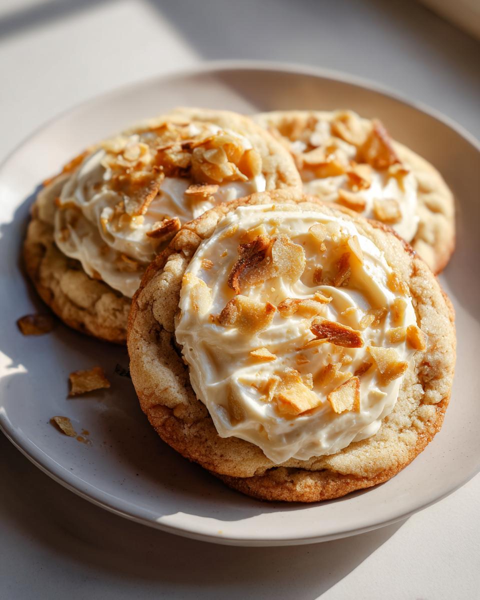 Caramel Apple Cookies with Cream Cheese Frosting and Apple Chips - detail 2