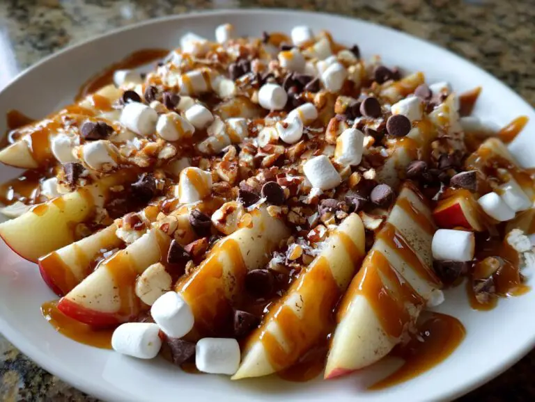 Caramel Apple Nachos
